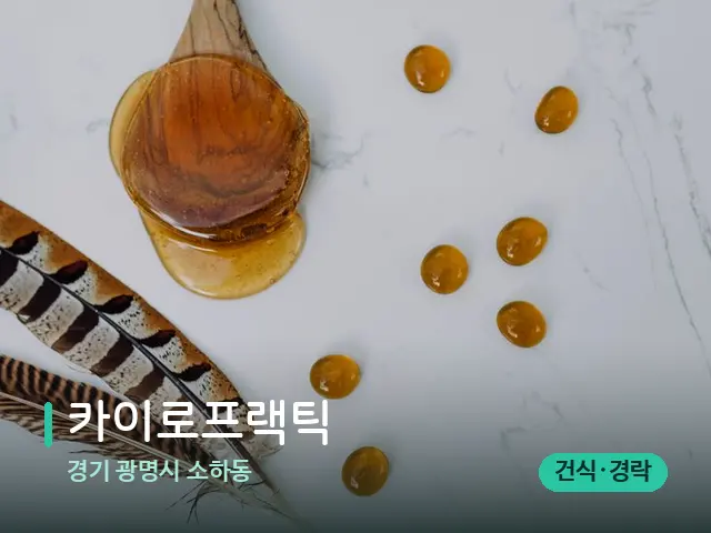 경기 광명시 소하동 카이로프랙틱 — 마사지 오일과 도구